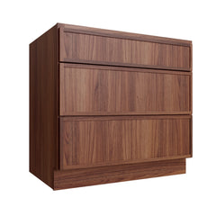 Kitchen Cabinet Distributors Oslo Classic Walnut Drawer Base Cabinet - 24" W