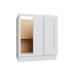 Kitchen Cabinet Distributors Brooklyn White Blind Base Cabinet for 36" to 39" Space - 30" W