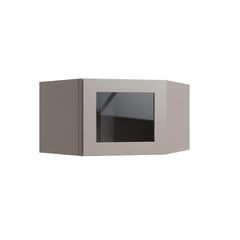 Kitchen Cabinet Distributors Shaker Sand 15" Corner Wall Stacking Cabinets - 24" W