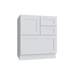 Kitchen Cabinet Distributors Shaker White 5PC Cooking Center Base Cabinet