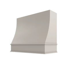 Kitchen Cabinet Distributors Shaker Sand Sloped Hood Classic Trim - 48" W x 30" H