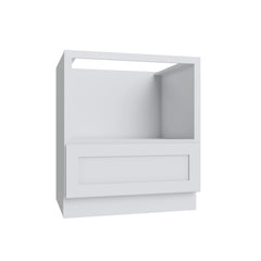 Kitchen Cabinet Distributors Shaker White 5PC Microwave Base Cabinet - 24" W