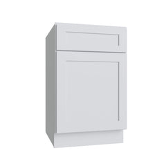 Kitchen Cabinet Distributors Shaker White 5PC Single Door Base Vanity-15"Wx34.5"Hx21"D