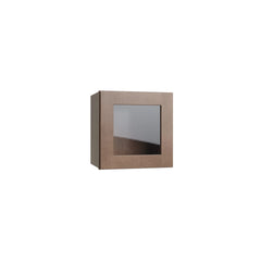 Kitchen Cabinet Distributors Shaker Kodiak 21" W x 15" Wall Stacking Cabinets with Glass