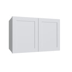 Kitchen Cabinet Distributors Shaker White Deep Wall Cabinet - 36" W x 24" H x 24" D