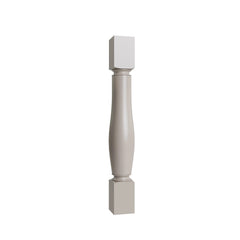 Kitchen Cabinet Distributors Shaker Sand Turned Post - 5" W x 35.5" H
