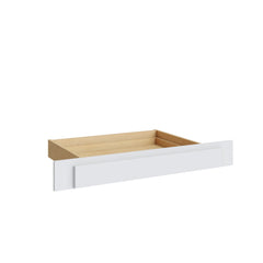 Kitchen Cabinet Distributors Shaker White Vanity Drawer - 36" W with Adjustable Sides