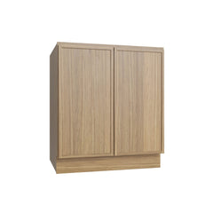 Kitchen Cabinet Distributors Oslo Oak Full Height Double Door Base Cabinet - 33" W