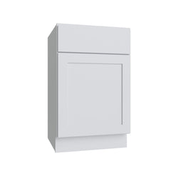 Kitchen Cabinet Distributors Shaker White Vanity - 21" W