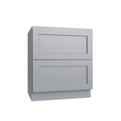 Kitchen Cabinet Distributors Brooklyn Gray 2 Drawer Base Cabinet - 30" W