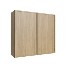 Kitchen Cabinet Distributors Oslo Oak Double Door Wall Cabinet - 33" W x 36" H