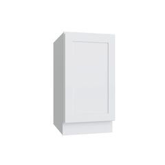 Kitchen Cabinet Distributors Shaker White Full Height Single Door Base Cabinet - 18" W