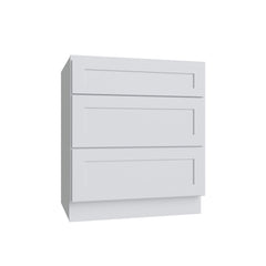 Kitchen Cabinet Distributors Shaker White 5PC Drawer Base Cabinet - 24"W