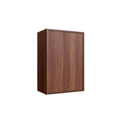 Kitchen Cabinet Distributors Oslo Classic Walnut Single Door Wall Cabinet - 18" W x 30" H