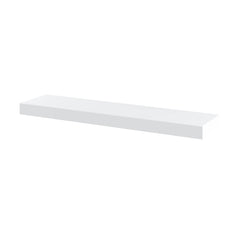 Kitchen Cabinet Distributors Shaker White Floating Shelf - 12" D x 36" W
