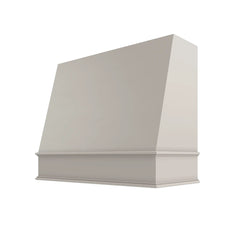 Kitchen Cabinet Distributors Shaker Sand Angled Hood Classic Trim - 48" W x 30" H