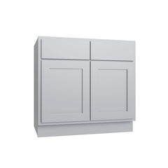Kitchen Cabinet Distributors Essential Gray Double Door Standard Base Cabinet - 42" W