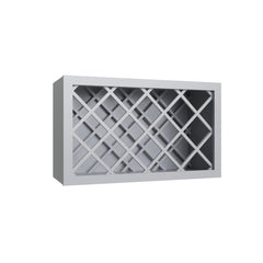 Kitchen Cabinet Distributors Essential Gray Wine Rack - 30" W x 18" H x 12" D