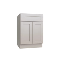 Kitchen Cabinet Distributors Shaker Sand Double Door Vanity - 24" W