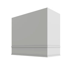 Kitchen Cabinet Distributors Shaker White Box Hood Block Trim - 36" W x 30" H
