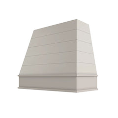 Kitchen Cabinet Distributors Shaker Sand Tapered with Shiplap Hood Block Trim - 42" W x 36" H