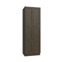 Kitchen Cabinet Distributors Brooklyn Slate Pantry - 24" W x 90" H
