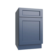 Kitchen Cabinet Distributors Brooklyn Midnight Single Door Base Vanity - 12" W