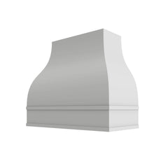 Kitchen Cabinet Distributors Shaker White Bell with Flat Trim - 42" W x 48" H
