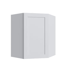 Kitchen Cabinet Distributors Shaker White Corner Wall Cabinet - 24" W x 42" H