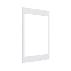 Kitchen Cabinet Distributors Oslo White Oven Cabinet Overlay Panel - 33" W x 55" H