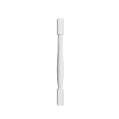 Kitchen Cabinet Distributors Shaker White Turned Post - 3" W x 35.5" H