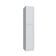 Kitchen Cabinet Distributors Shaker White Pantry - 18" W x 84" H