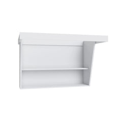 Kitchen Cabinet Distributors Shaker White Hanging Vanity - 36" W x 32.5" H x 21" D - ADA Accessible