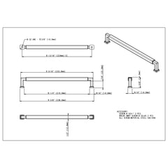 Nash 224 mm Center-to-Center Bar Pull
