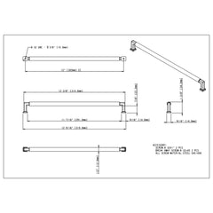 Ogden 305 mm Center-to-Center Bar Pull