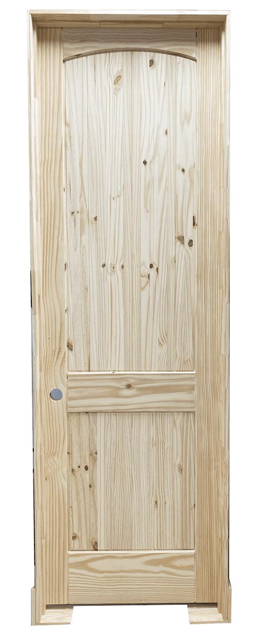 18 in x 96 in Knotty Pine Prehung Interior Door
