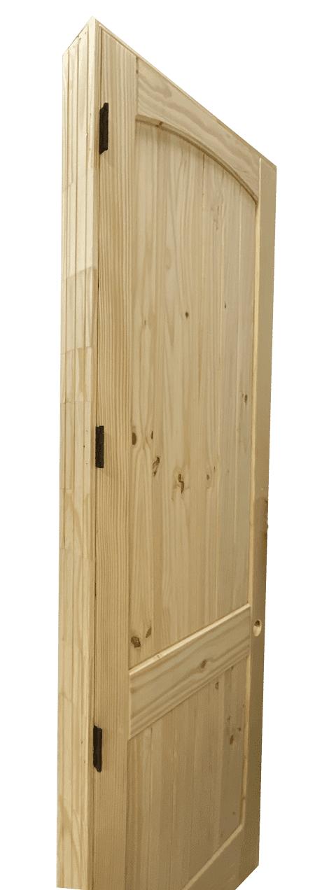 18 in x 96 in Knotty Pine Prehung Interior Door