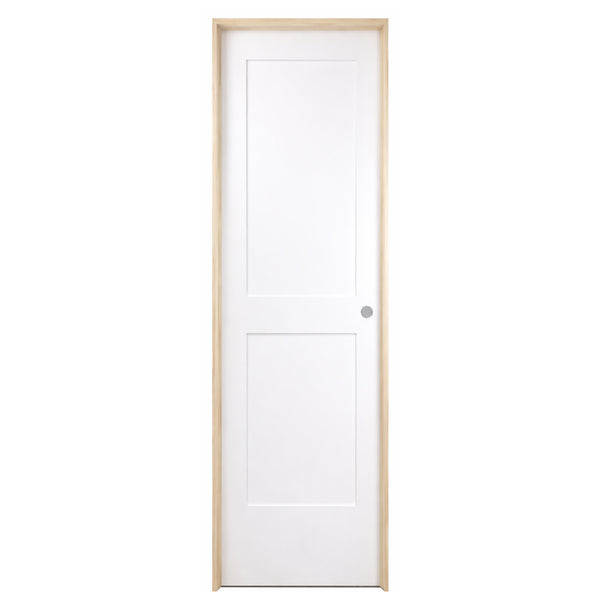 18x80 White 2-Panel Shaker Solid Core Prehung Door – SBMTX 18x80 White 2-Panel Shaker Solid Core Prehung Door – SBMTX