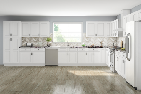18 X 18 Fabuwood Allure Galaxy Frost Kitchen