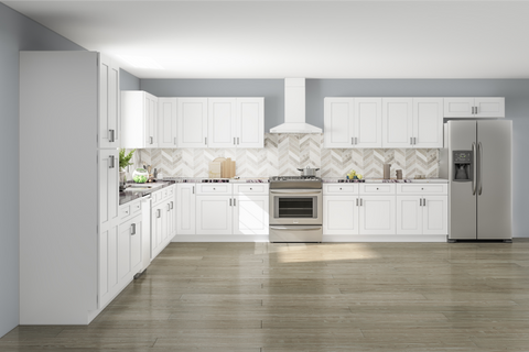 18 X 18 Fabuwood Allure Galaxy Frost Kitchen