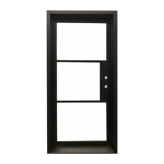 2/8x6/8 Wrought Iron Prehung Front Door