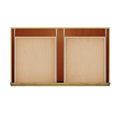 Modernform Cabinet Natural Shaker 42" W X 34 1/2" H X 24" D Double Door Base Cabinet