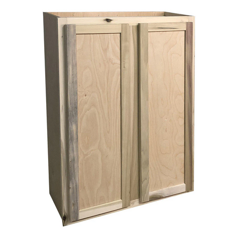 Kitchen Wall Cabinet | Unfinished Poplar | Shaker Style | 33x42x12 in