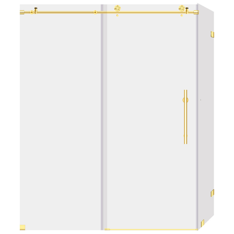 ULTRA-C 56-60 W x 76 H x 34 1/2 D Sliding Shower Enclosure in Brushed Gold