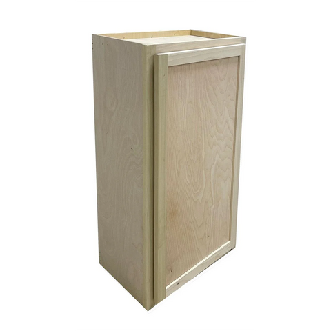 Kitchen Wall Cabinet | Unfinished Poplar | Shaker Style | 24x30x12 in.