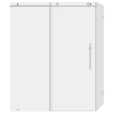 ULTRA-C 56-60 W x 76 H x 34 1/2 D Sliding Shower Enclosure in Chrome