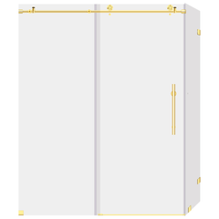 ULTRA-C 44-48 W x 76 H x 34 1/2 D Sliding Shower Enclosure in Brushed Gold