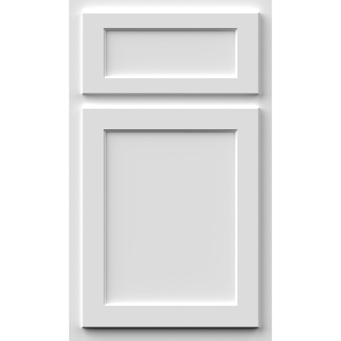 Fabuwood Quest Metro Frost Recessed Panel White Door Sample