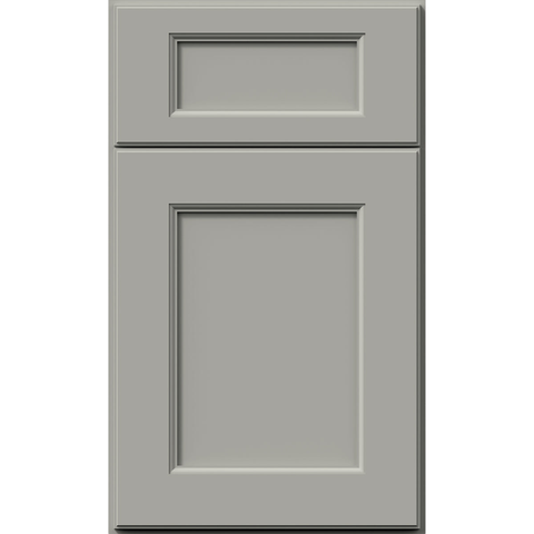 Fabuwood Allure Fusion Nickel Recessed Panel Grey Door Sample