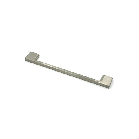 6-1/4 in Flat Cabinet Pull in Satin Nickel